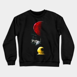 Fear Forgive Red Balloon Horror Halloween Crewneck Sweatshirt